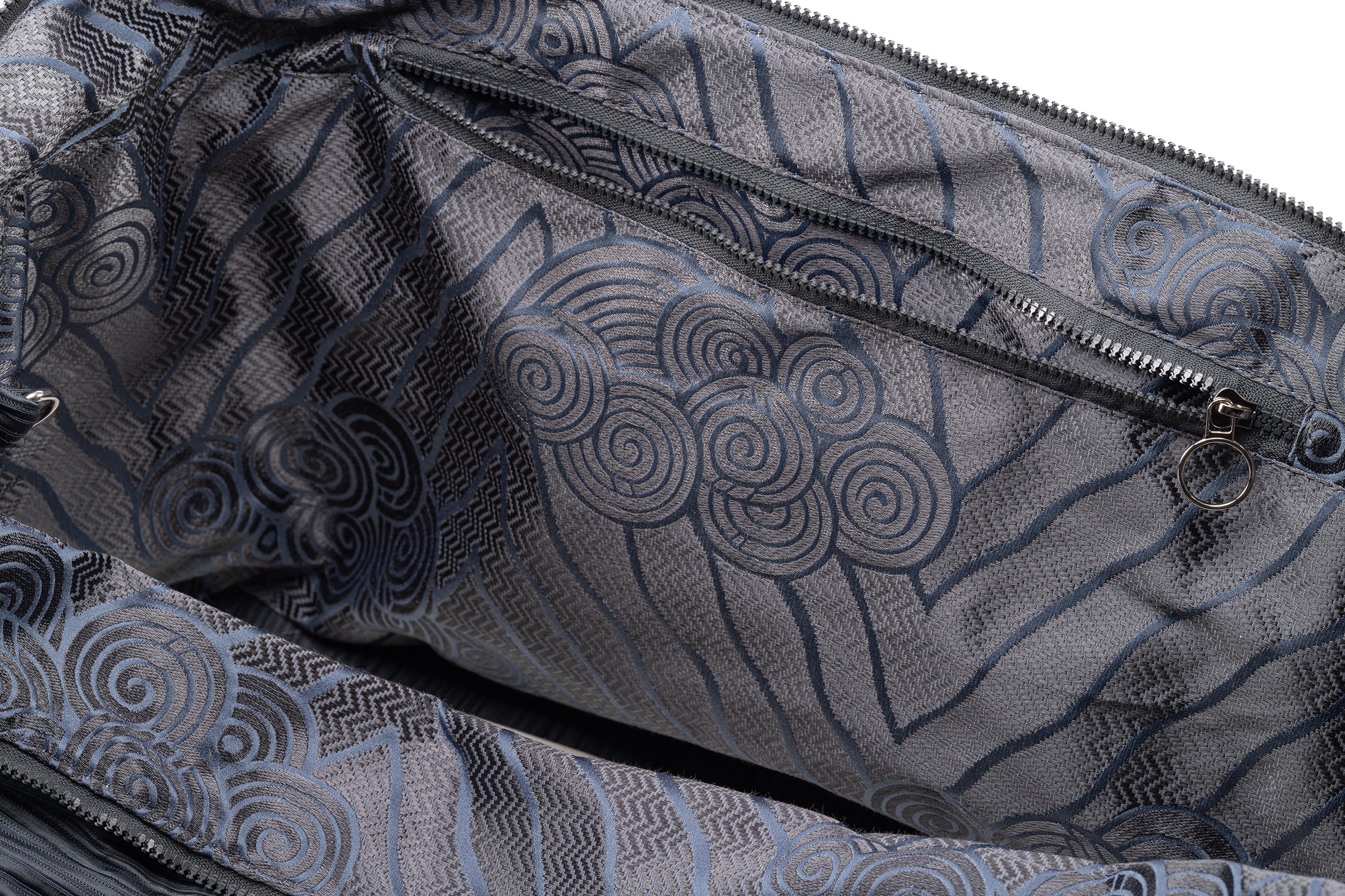 Dettaglio tasca interna con zip - Borsa Pantheon Grande Brera