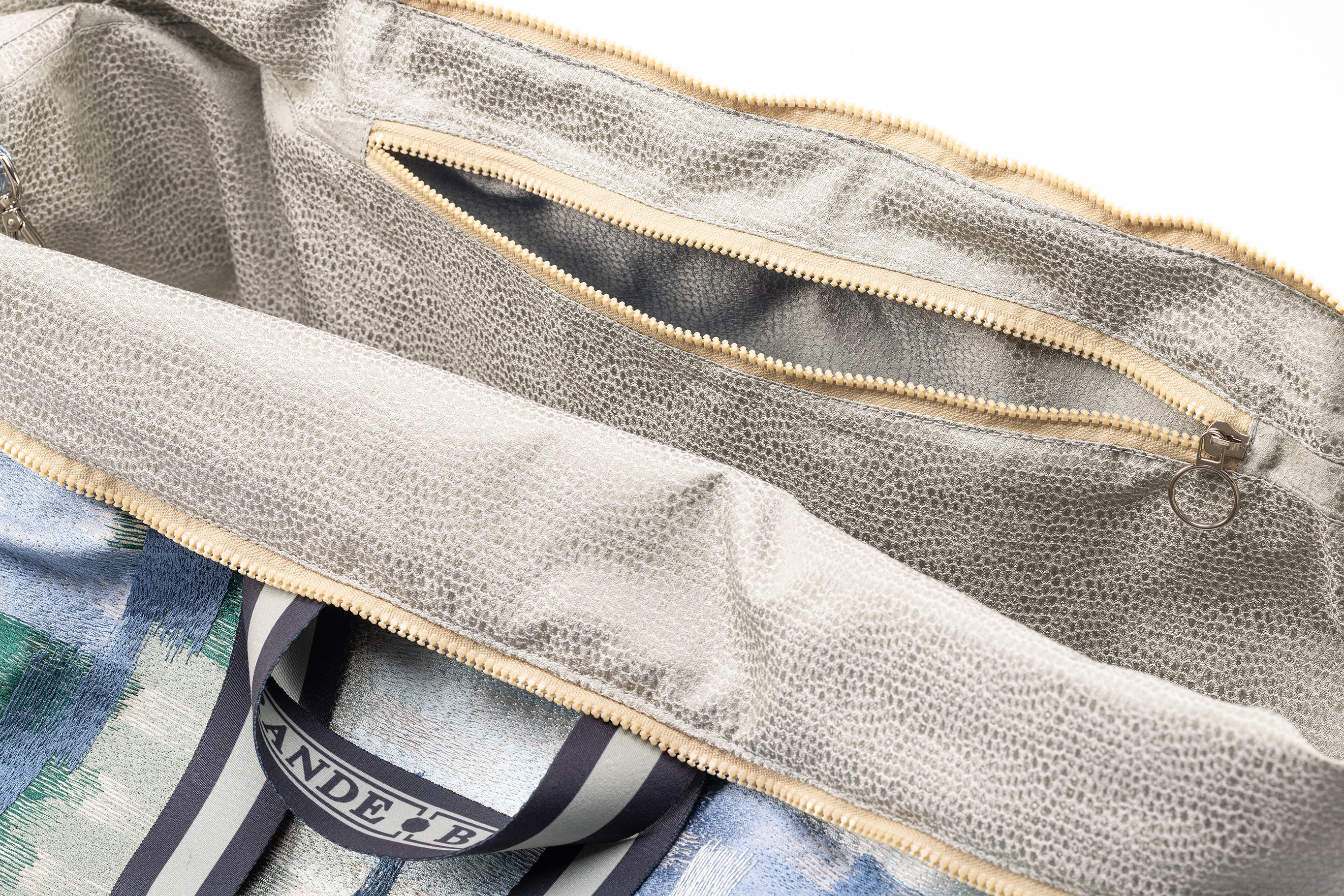 Dettaglio tasca interna con zip - Borsa Citterio Grande Brera
