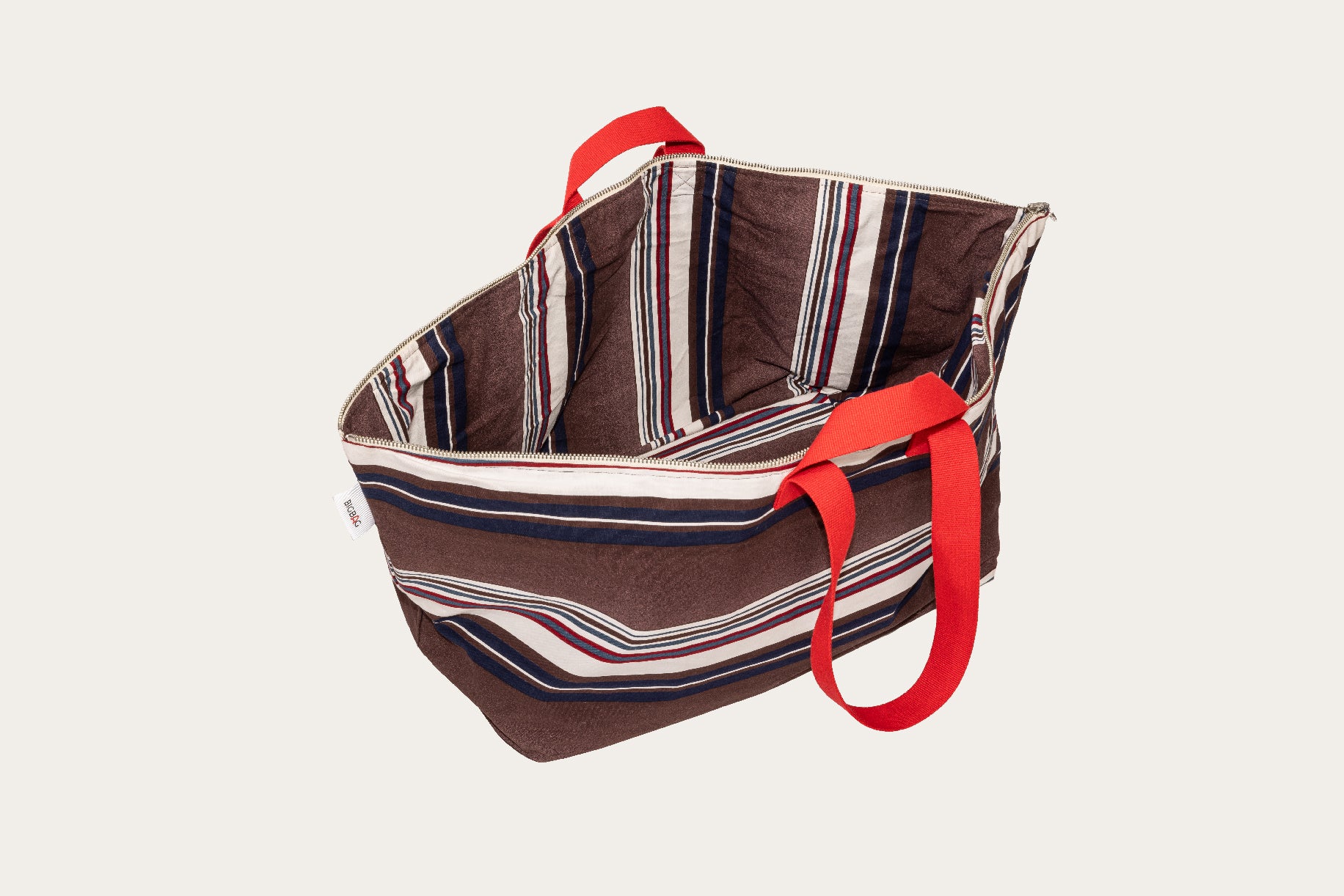 Dettagli borsa Ettore in tessuto pregiato d'eccedenza - Main Collection 2024